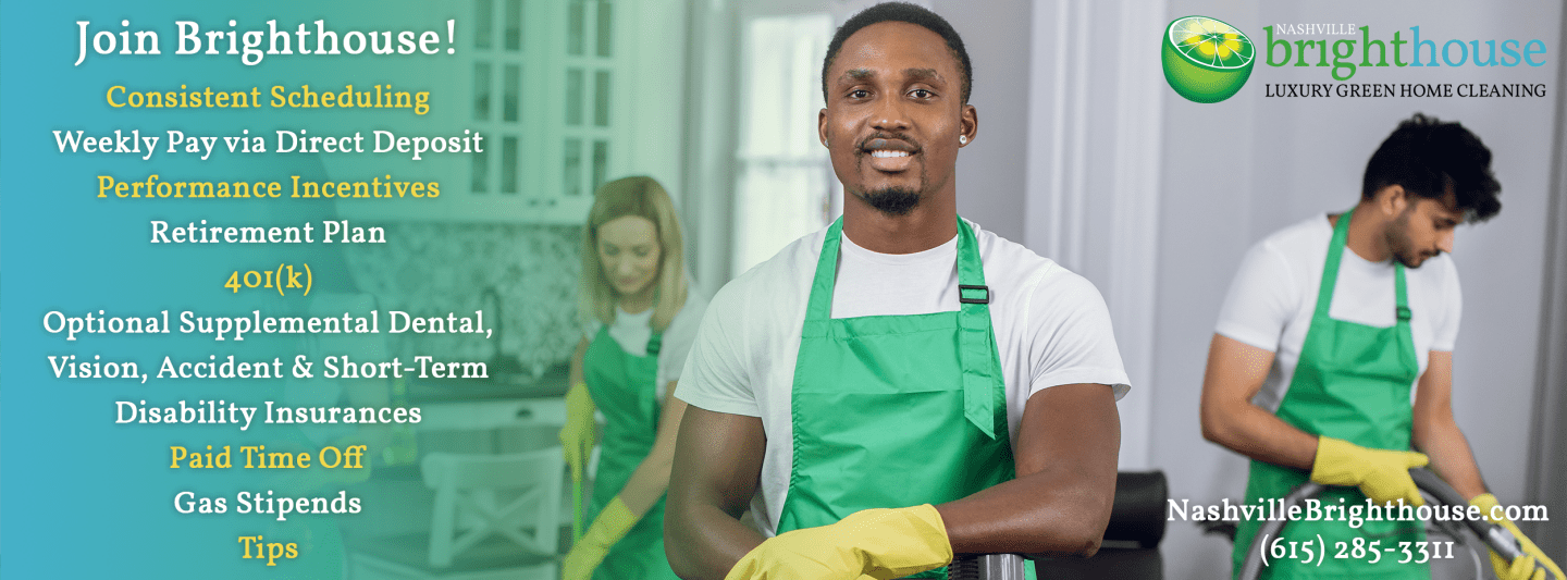 2022-05-14 Nashville Brighthouse Job Posting Nashville House Cleaning Jobs